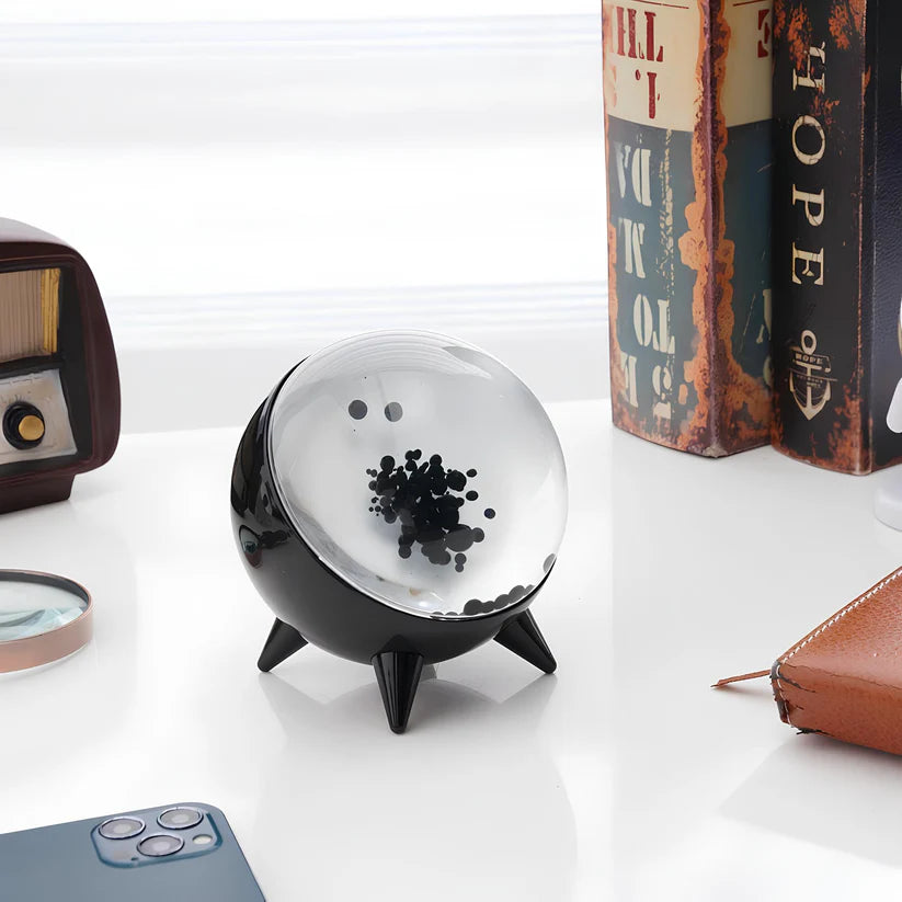 Ferrofluid pulse lamp black design – Woodiny