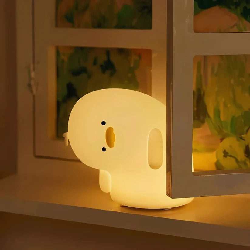 SqueezeBuddies duck night light cute – Woodiny