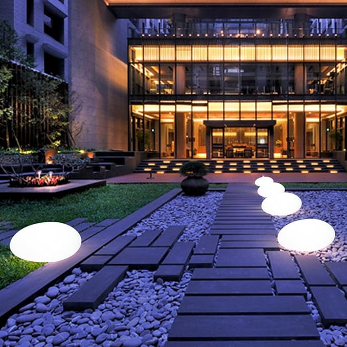 Garden pathway light cobblestone – Woodiny
