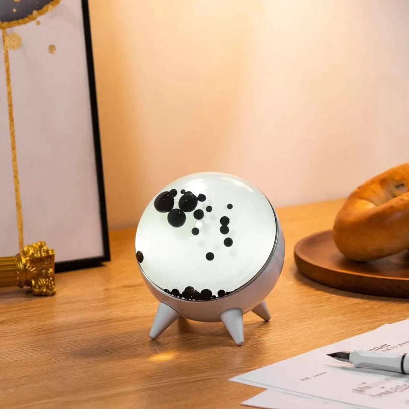 Ferrofluid magnetic display lamp – Woodiny