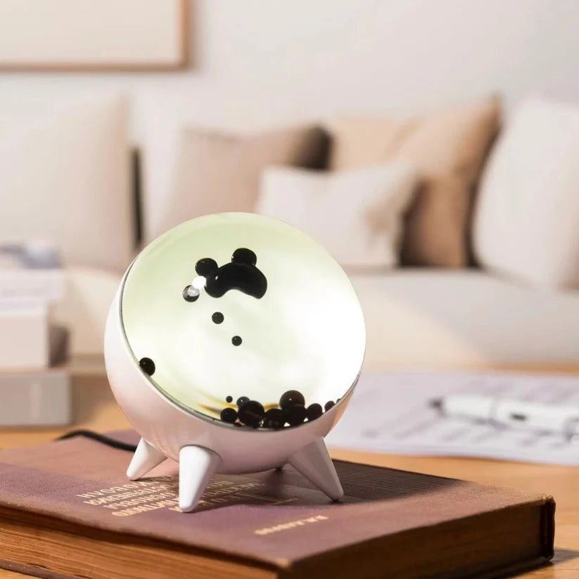 Ferrofluid lamp entertainment display – Woodiny