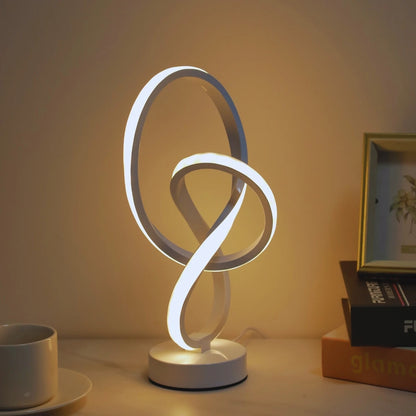 LED helix lamp modern interior design – Woodiny