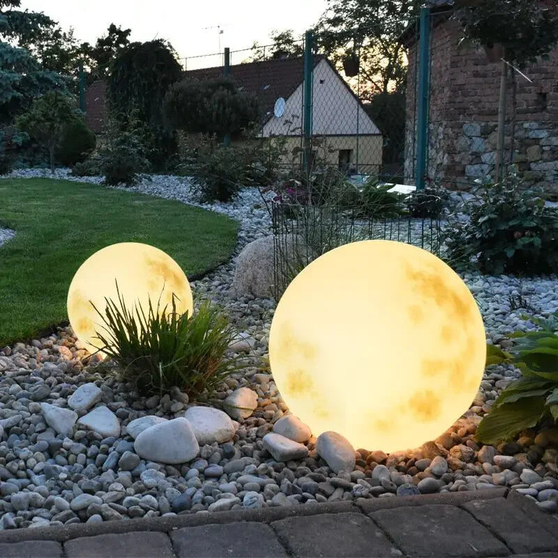 Moon lamp waterproof outdoor pathway – Woodiny