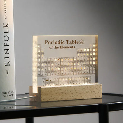 Chemistry periodic table desk display – Woodiny