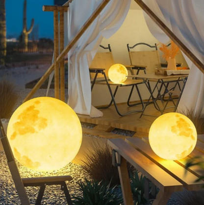 Solar moon lamp outdoor garden night – Woodiny