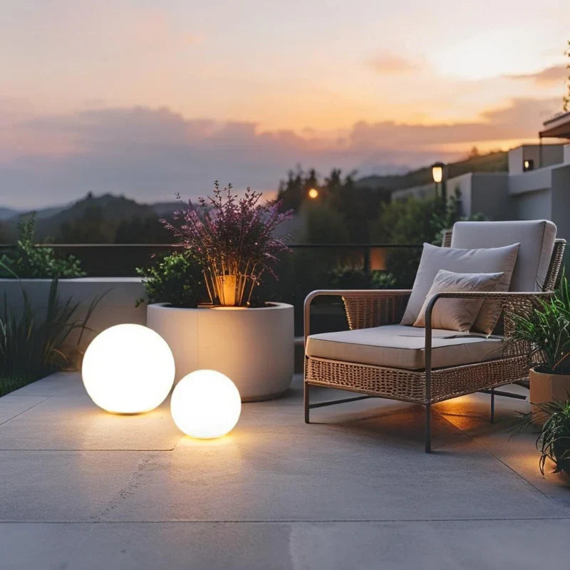 Spherical garden light modern outdoor – Woodiny
