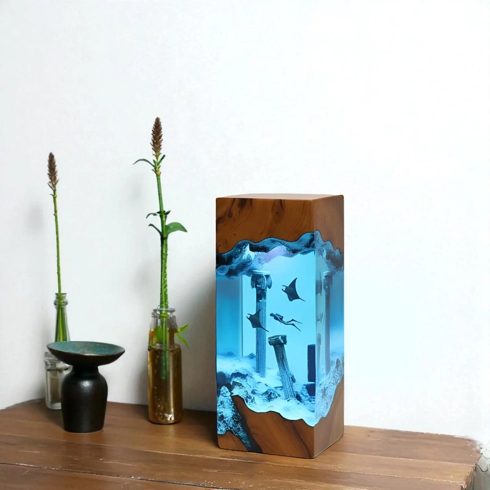 Sunken City lamp lifestyle bedroom decor