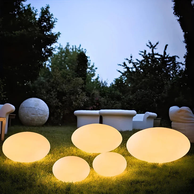 Garden cobblestone lamp waterproof – Woodiny