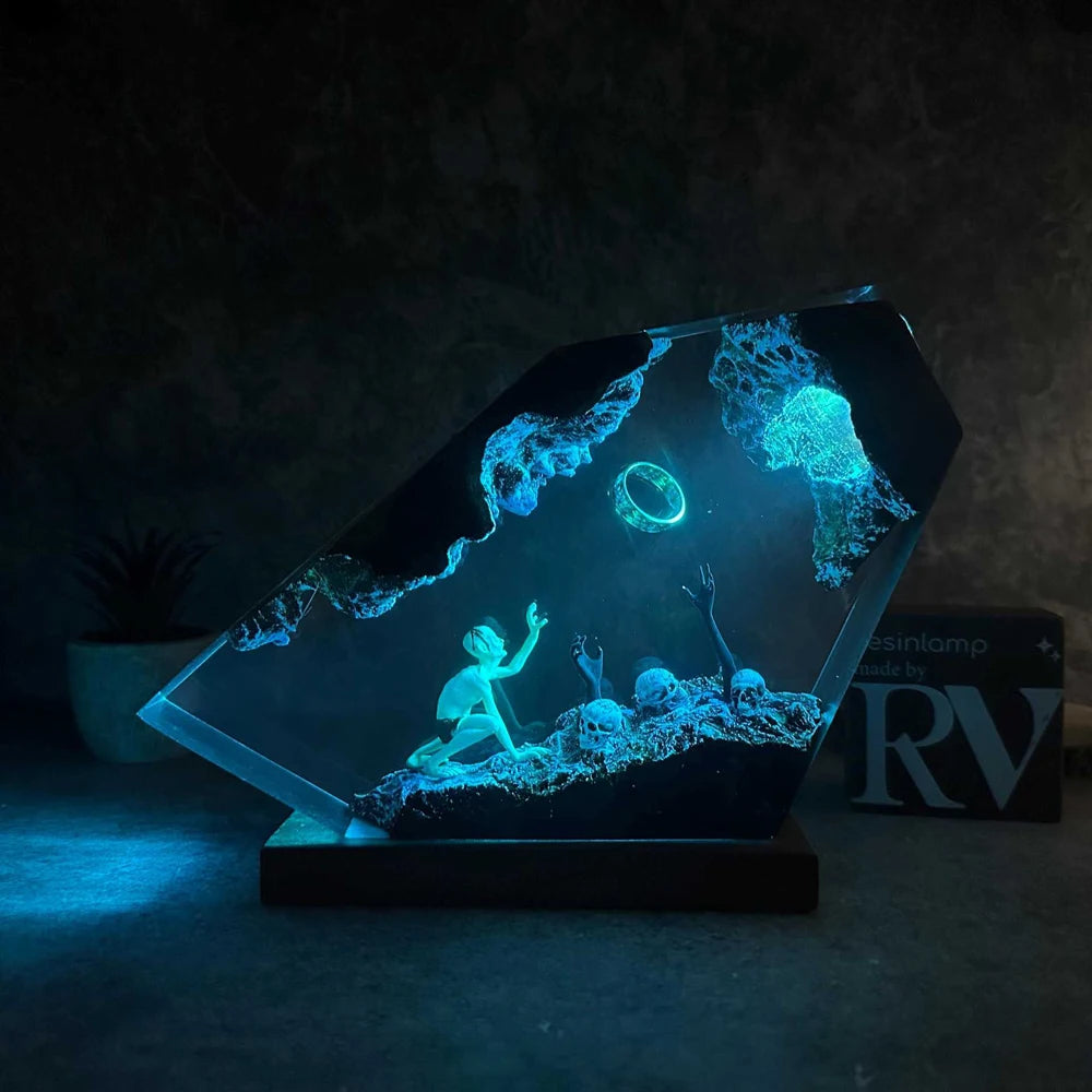 Demon Realm LED night light bedroom – Woodiny