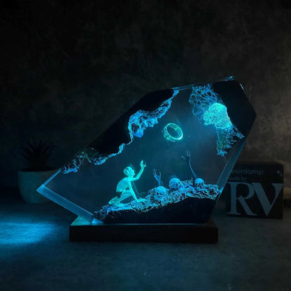 Demon Realm LED night light bedroom – Woodiny