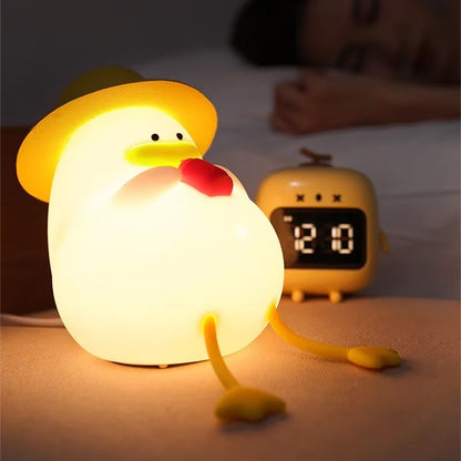 Happy duck kids night light – Woodiny